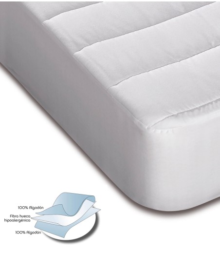 Cubrecolchón Acolchado Alaiz Algodón