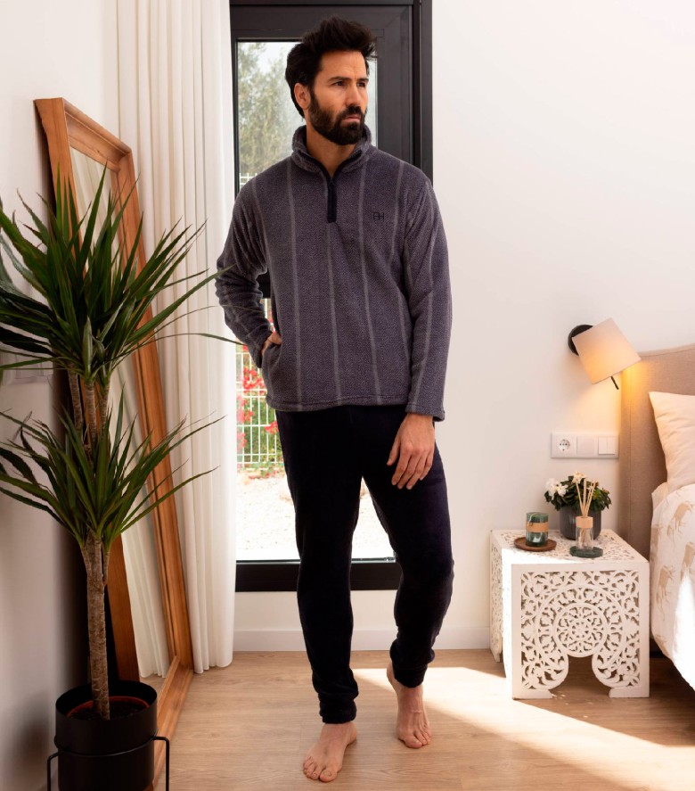Pijama Coralina Gris