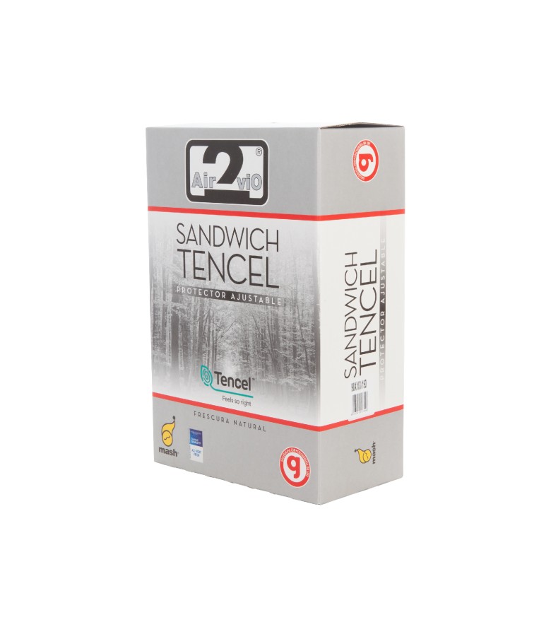 Cubrecolchón protector sandwich tencel