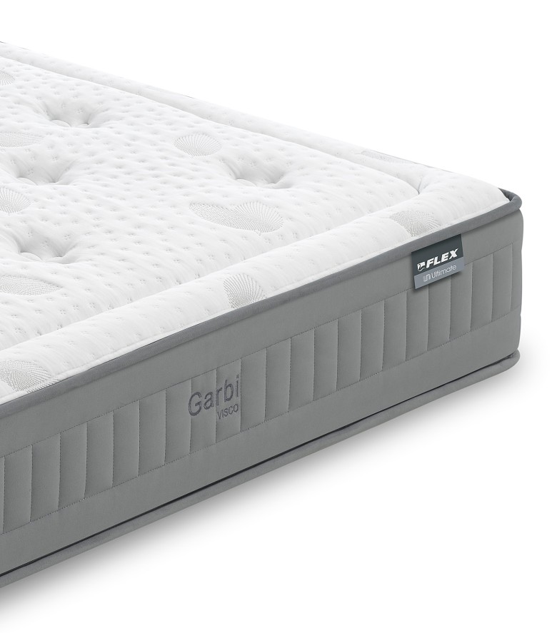 Detalle del colchón Ultimate Garbi visco de Flex.