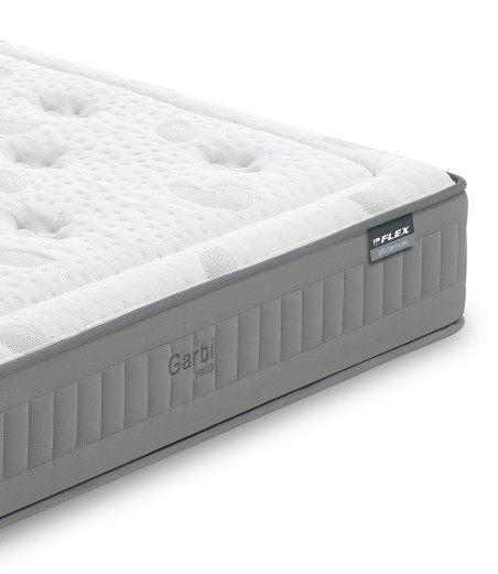 Detalle del colchón Ultimate Garbi visco de Flex.